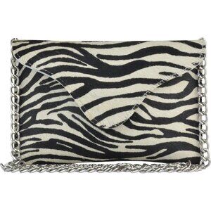 JJ Winters Miley Zebra Print Crossbody